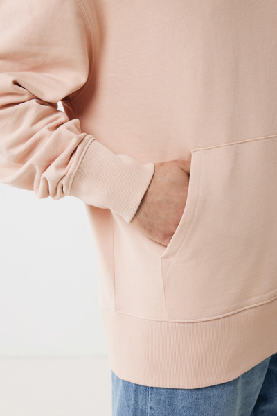 IQONIQ Yoho recycled cotton relaxed hoodie - Peach Nectar / L