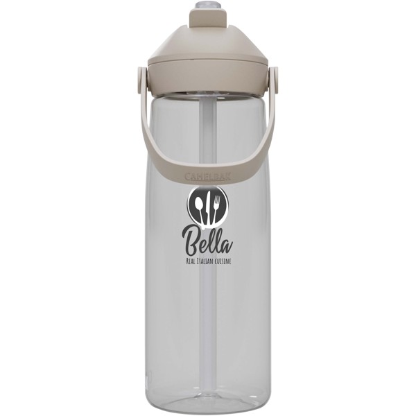 Camelbak® Thrive Flip 740 ml Tritan Renew water bottle with flip straw - Transparent Clear