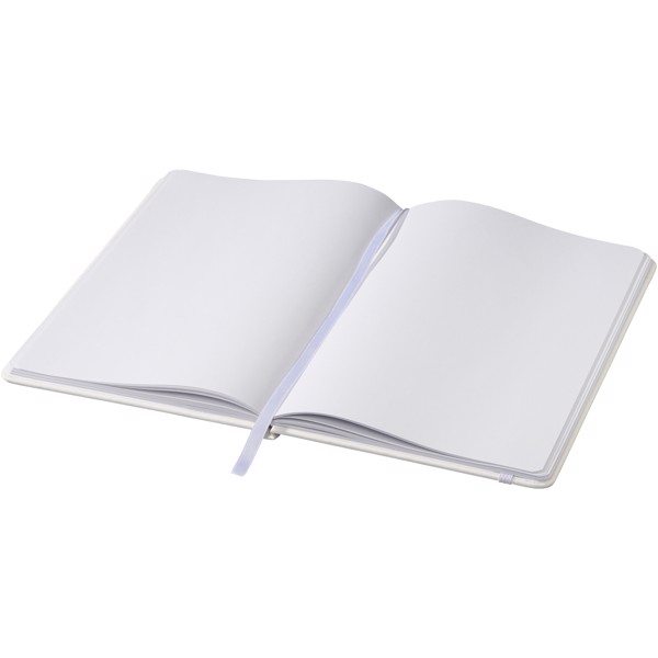 Libreta A5 de páginas lisas "Spectrum" - Blanco