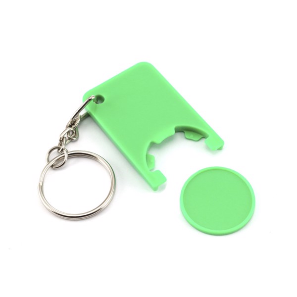 Keyring Coin Beka - White