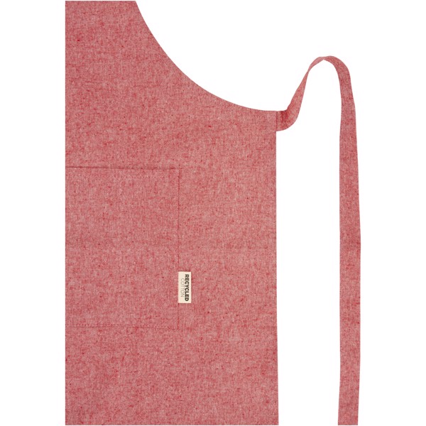 Zástěra z recyklované bavlny 200 g/m² Pheebs - Heather red