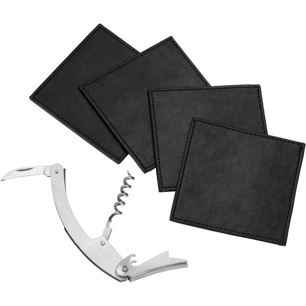 Sada tácků pod skleničky, 4 ks