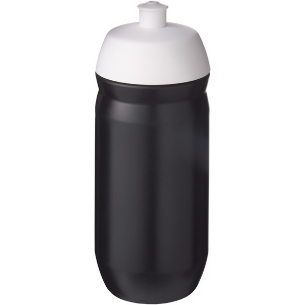 Bidón deportivo de 500 ml "HydroFlex™" - Blanco / Negro intenso