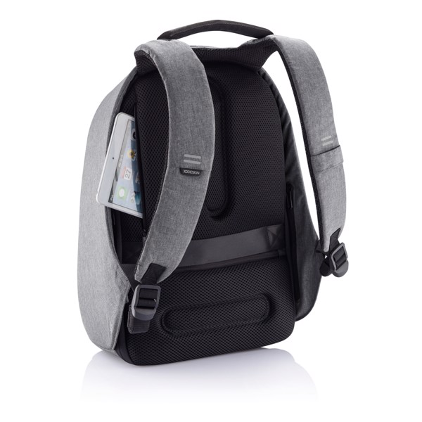 Bobby Hero Regular Anti-Diebstahl-Rucksack - Grau / Schwarz