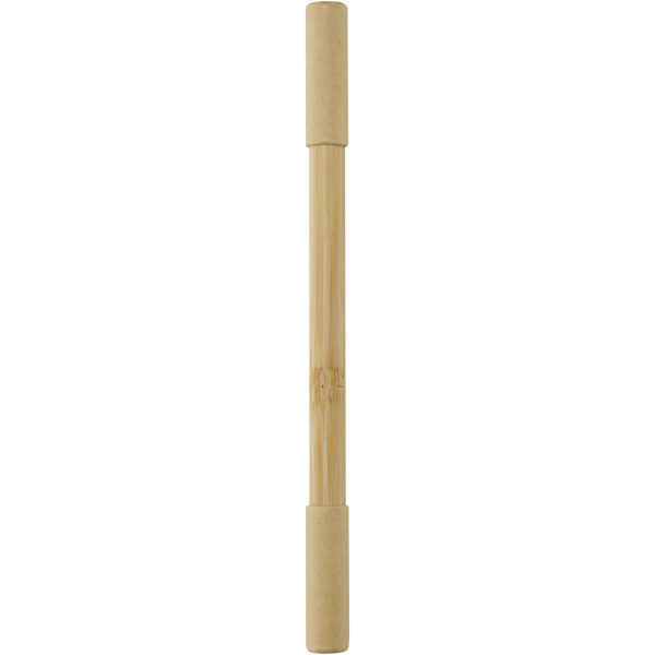 Samambu bamboo duo pen (blue ink)