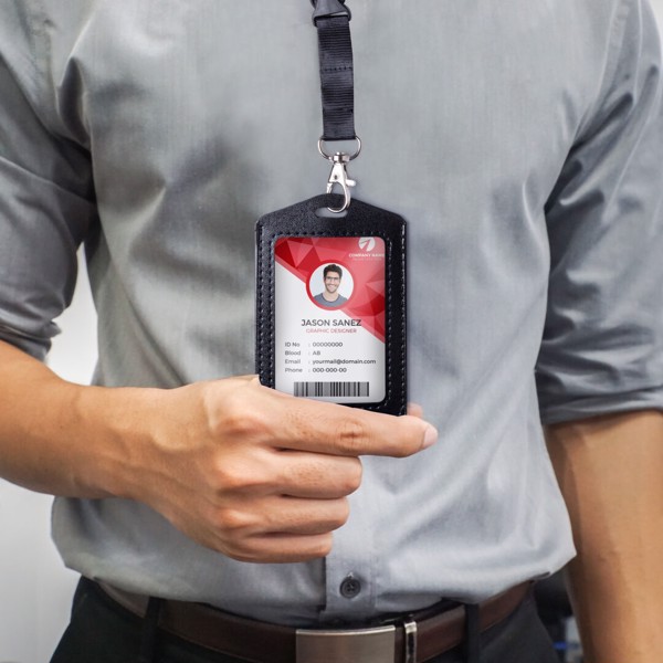 Id Badge Lanyard Zornit - White