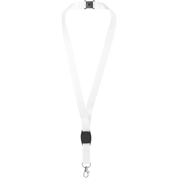 Gatto Doming-Lanyard mit Sicherheitsverschluss - weiss