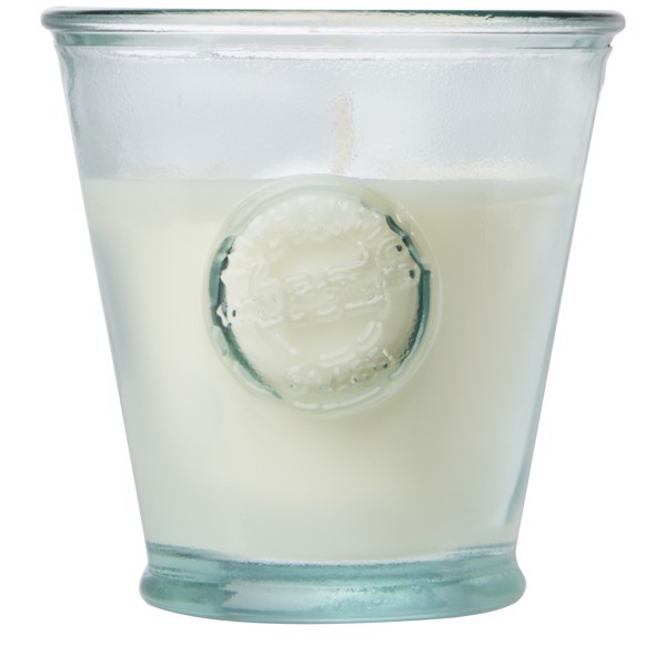 Luzz soybean candle with recycled glass holder