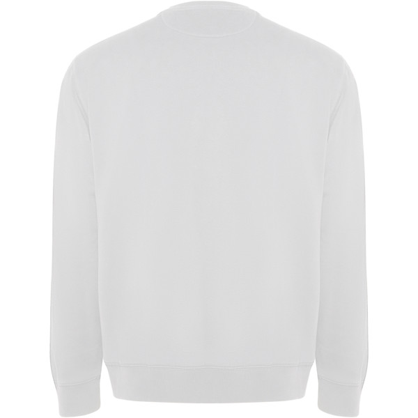 Batian organic cotton unisex crewneck sweater - White / roly-3XL