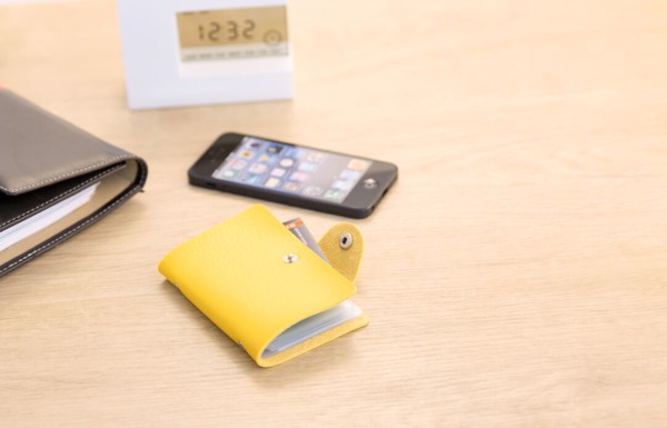 Card Holder Midel - Yellow