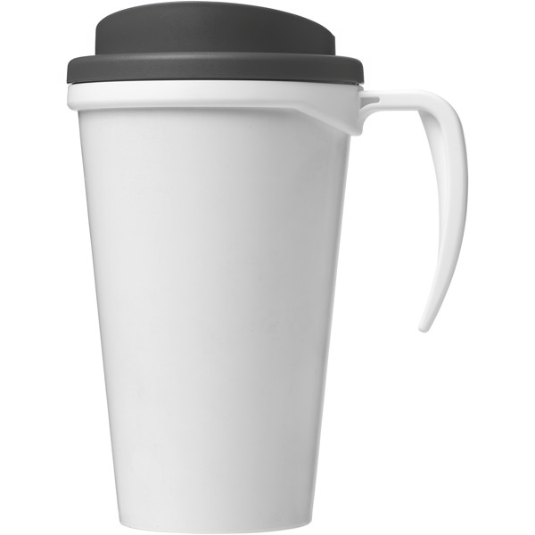 Brite-Americano® Vaso térmico grande de 350 ml - Blanco / Gris