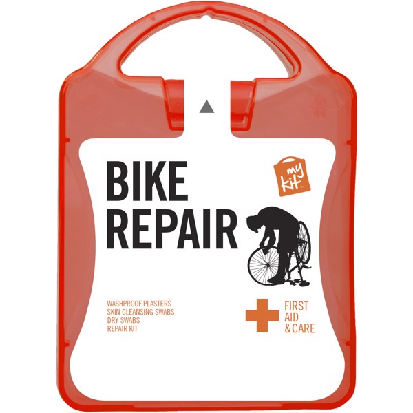 Sada pro cyklisty - Červená s efektem námrazy