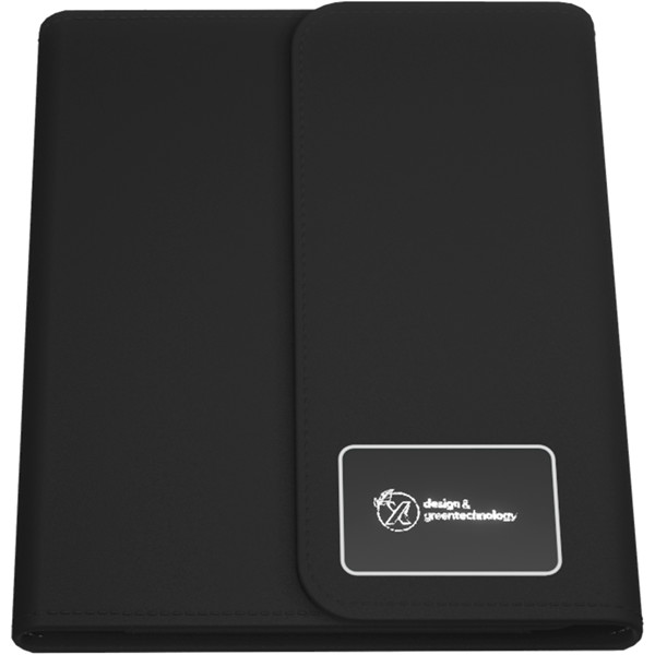 SCX.design O18 A5 notebook with 5W wireless 4000 mAh powerbank and light-up logo