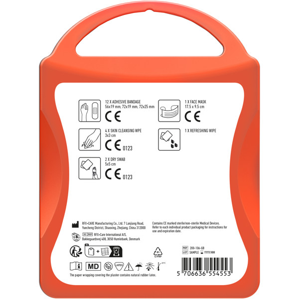 MyKit Office First Aid - Transparent Red