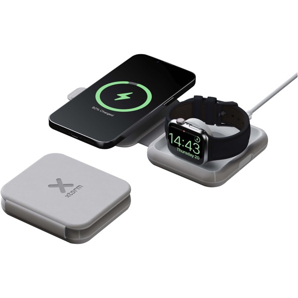 Xtorm XWF21 15W foldable 2-in-1 wireless travel charger