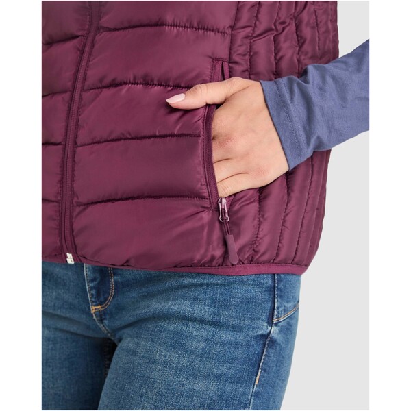 Oslo women's insulated bodywarmer - Garnet / roly-2XL