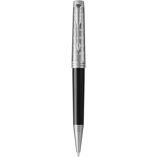 Bolígrafo "Premier" - Negro intenso / Plateado