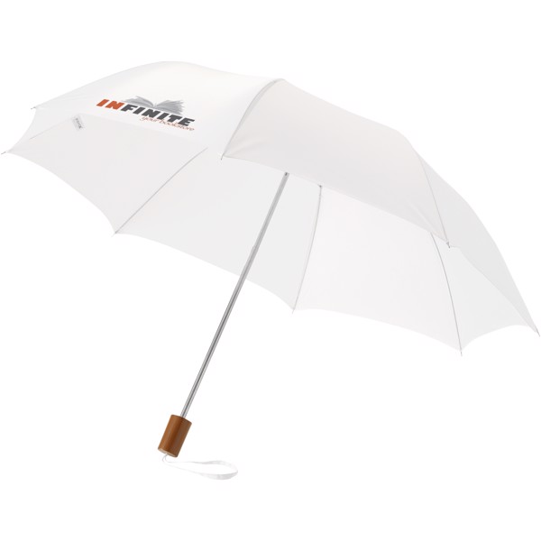 Oho 20\" foldable umbrella - White