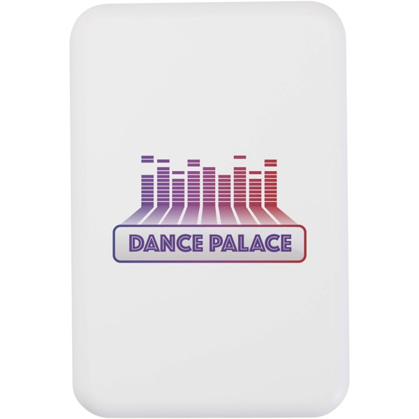 Acrab 5000 mAh 15W magnetic wireless power bank with 20W PD - made from recycled plastic - White