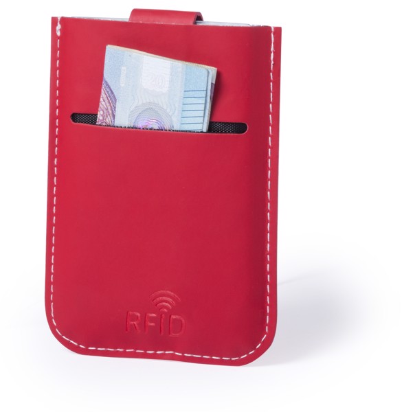 Card Holder Serbin - Grey