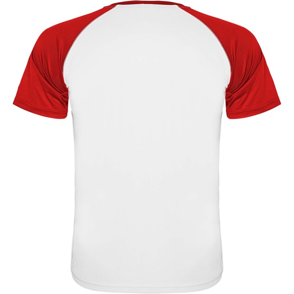 Indianapolis short sleeve unisex sports t-shirt - White / Red / 2XL