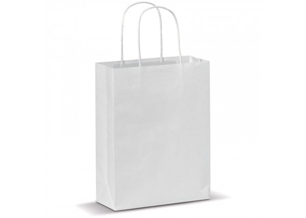 Kraft bag small - White