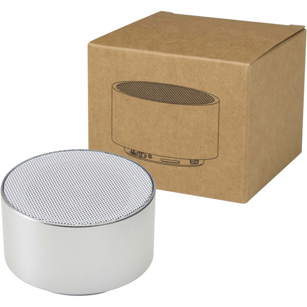 Ankaa 3W recycled aluminium wireless Bluetooth® speaker - Silver