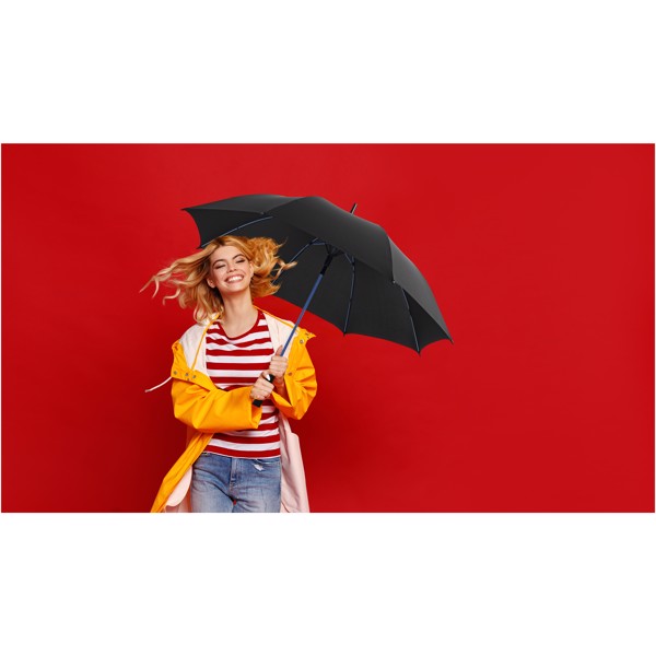 Stark 23\" windproof auto open umbrella - White / Black