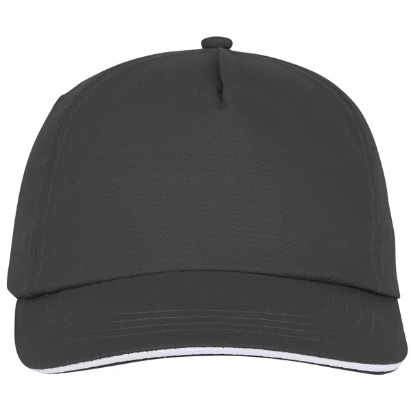 Styx 5 panel sandwich cap - Storm grey