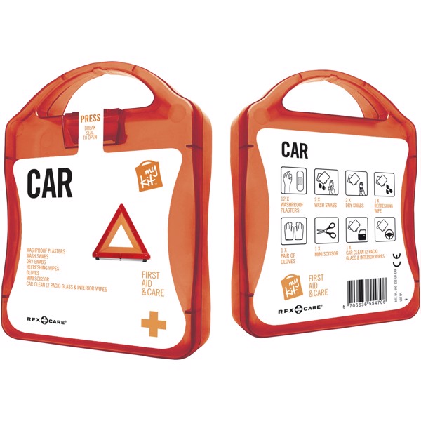 Auto lékárnička - Červená s efektem námrazy