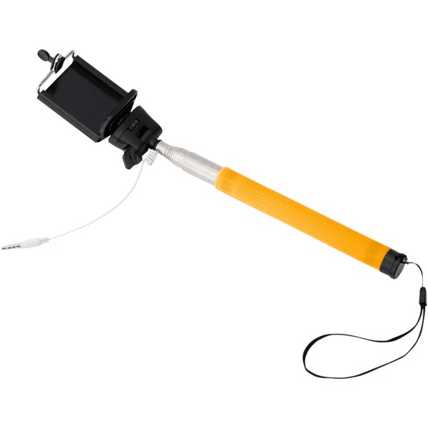 Wire ausziehbarer Selfie-Stick - orange