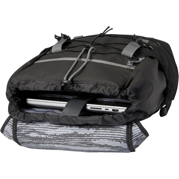 Aqua 15.6\" GRS recycled water resistant laptop backpack 23L