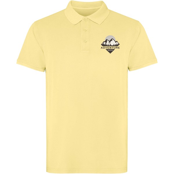 Cobain short sleeve unisex polo - Yellow / roly-XS