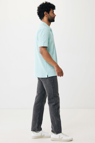 IQONIQ Yosemite recycled cotton pique polo - Crushed Mint / L