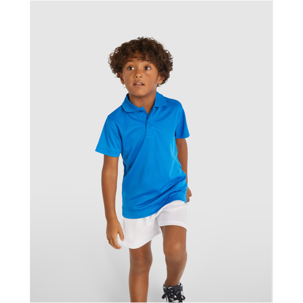 Monzha short sleeve kids sports polo - White / 4