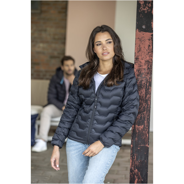 Petalite women's GRS recycled insulated down jacket - Storm Grey / XS