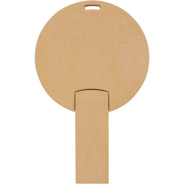 Round degradable USB - Kraft brown / 1GB