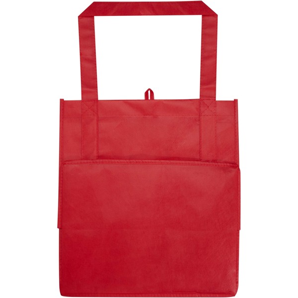 Liberty GRS recycled non-woven bottom board tote bag 29L - Red