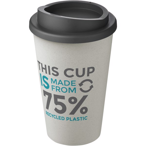 Americano® Eco Vaso reciclado de 350 ml - Blanco / Gris