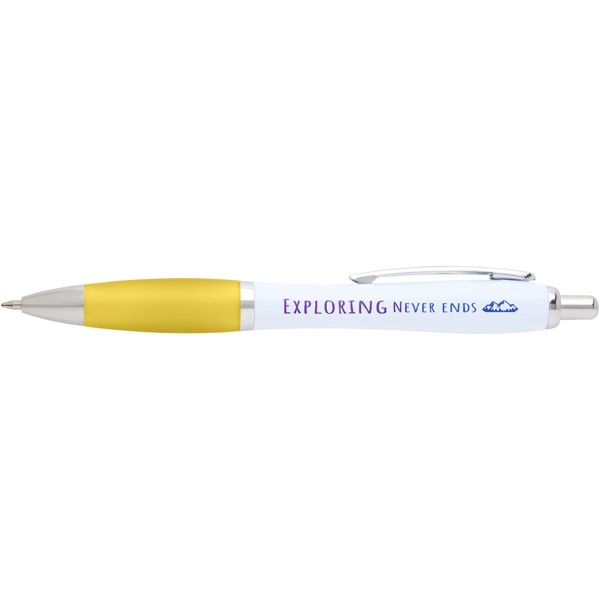 Nash recycled plastic ballpoint pen (black ink) - Yellow