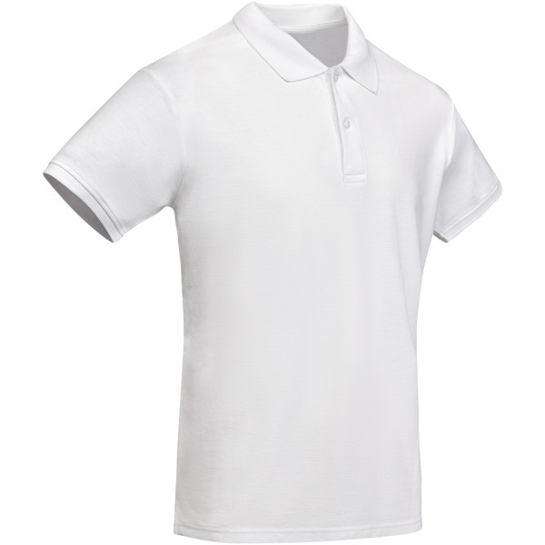 Prince organic cotton short sleeve men's polo - White / S