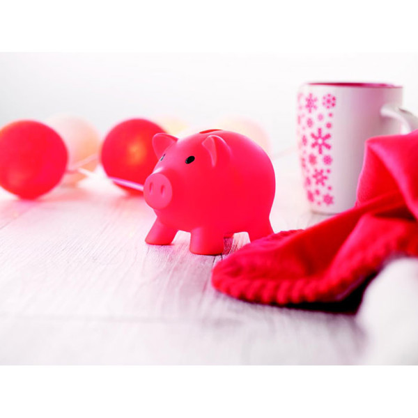 Piggy bank Softco - Red