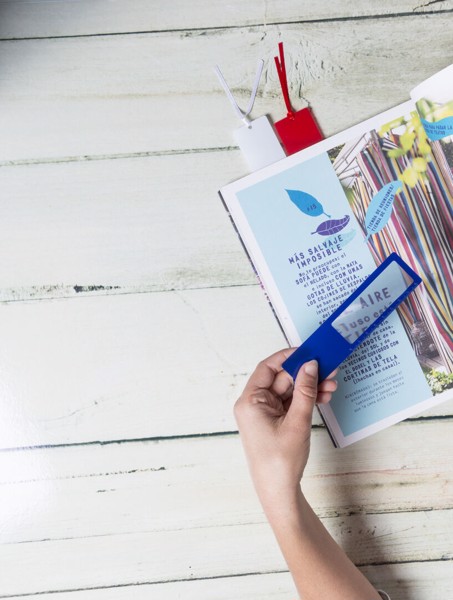 Ruler Magnifier Bookmark Okam - White