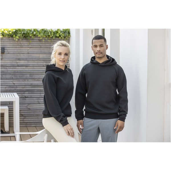 Danali unisex interlock sports hoodie - Black / 2XS