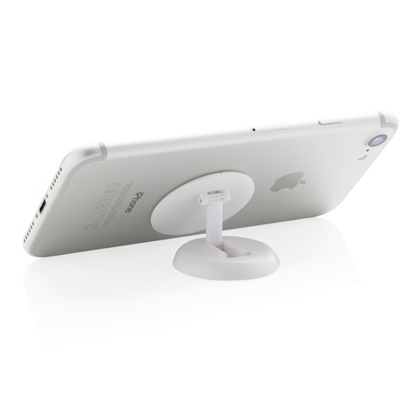 Stick 'n Hold phone stand - White