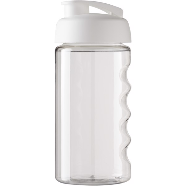 H2O Active® Bop Bidón deportivo con Tapa Flip de 500 ml - Transparente / Blanco