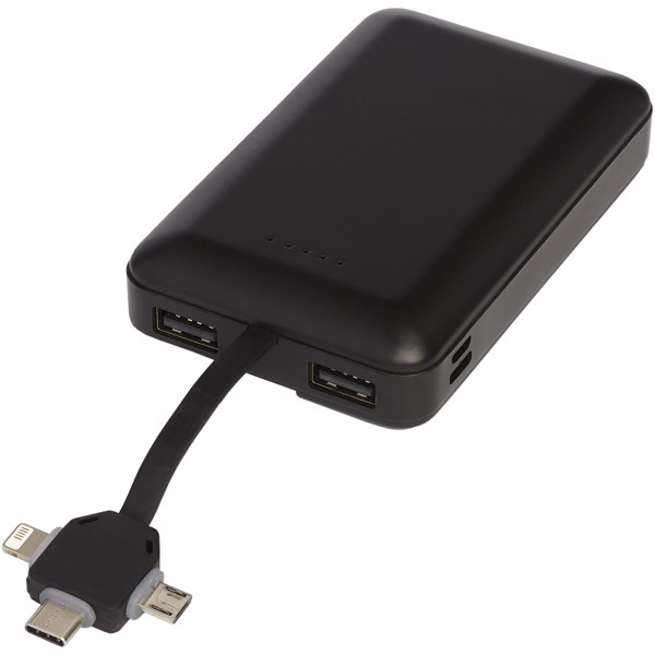 Batería externa inalámbrica de 10,000 mAh con cable 3 en 1 "Kano"