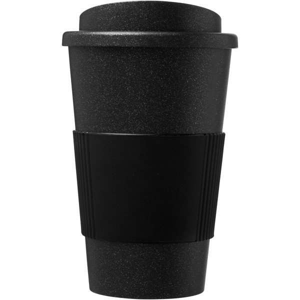 Americano® Midnight grip 350 ml insulated tumbler - Solid black