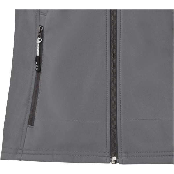 Langley women's softshell jacket - Steel Grey / XL