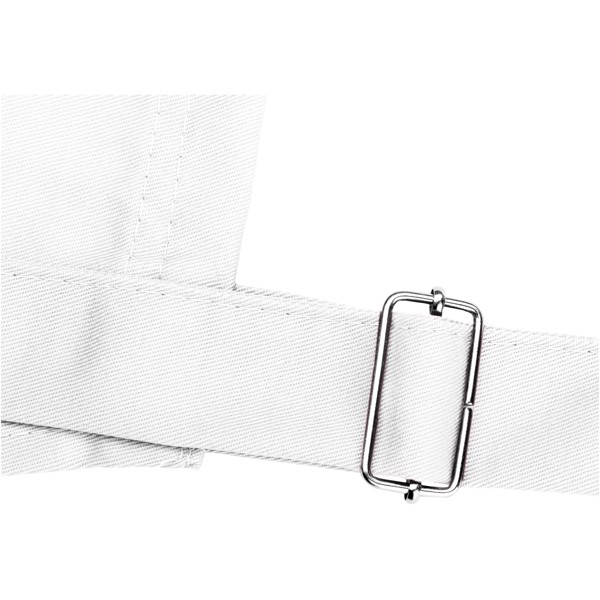 Zora apron with adjustable neck strap - White